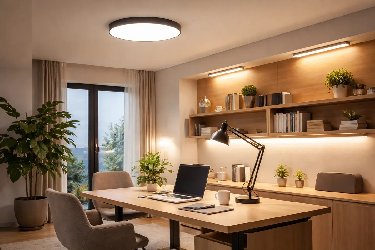 Quel type d'éclairage choisir pour un bureau de 20 m²