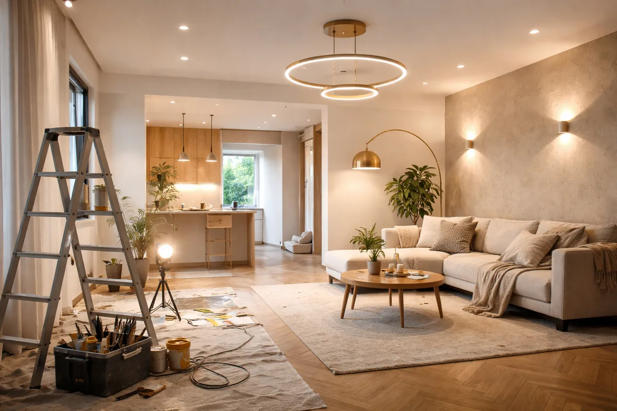 Comment optimiser l'éclairage dans un projet de rénovation d'intérieur