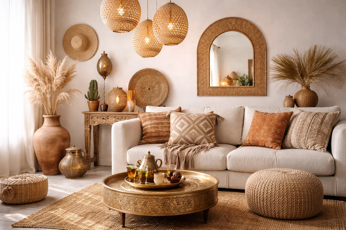 Comment utiliser l'artisanat marocain pour créer une ambiance chaleureuse dans votre intérieur