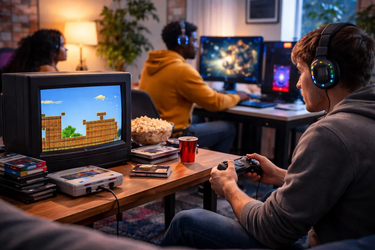 Comment le gaming moderne transforme les jeux vidéo rétro et les interactions entre joueurs