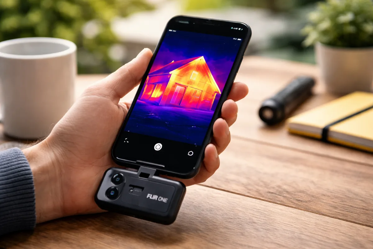 Comment utiliser une caméra thermique avec un smartphone et l'application Flir One