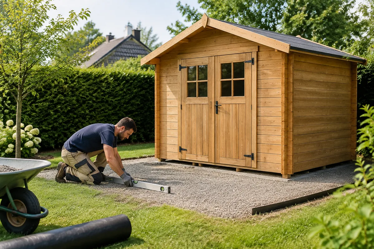 Comment poser un abri de jardin sans dalle béton